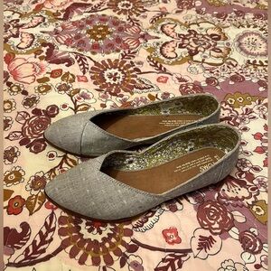 Toms Jutti Neat ballet flats grey size 9